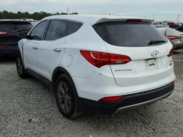 5XYZT3LB2EG189586 - 2014 HYUNDAI SANTA FE S WHITE photo 3