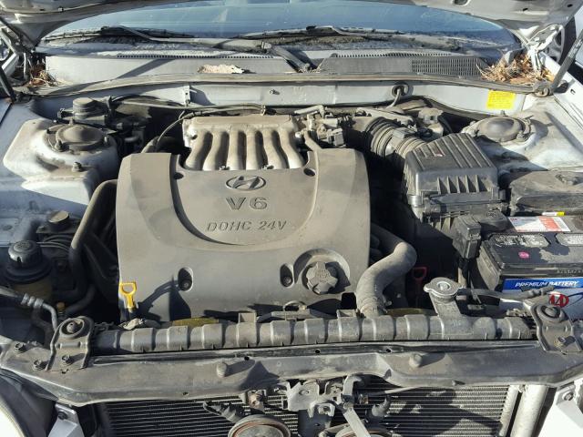 KMHWF35H65A151494 - 2005 HYUNDAI SONATA SILVER photo 7