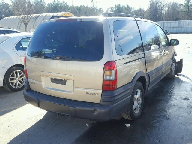 1GMDV23E75D139088 - 2005 PONTIAC MONTANA BROWN photo 4