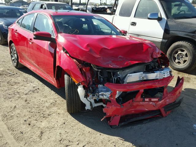 2HGFC2F74HH564955 - 2017 HONDA CIVIC EX RED photo 1