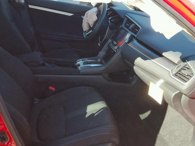 2HGFC2F74HH564955 - 2017 HONDA CIVIC EX წითელი ფოტო 5