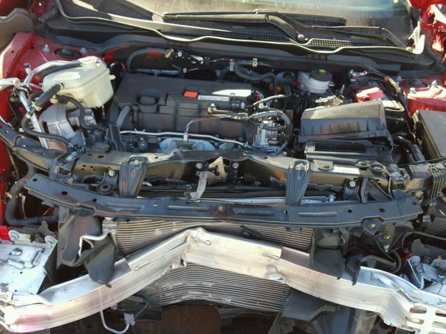 2HGFC2F74HH564955 - 2017 HONDA CIVIC EX RED photo 7