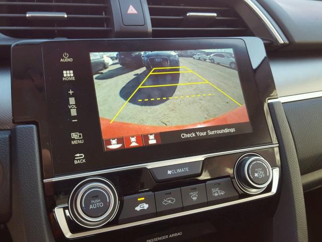 2HGFC2F74HH564955 - 2017 HONDA CIVIC EX წითელი ფოტო 9