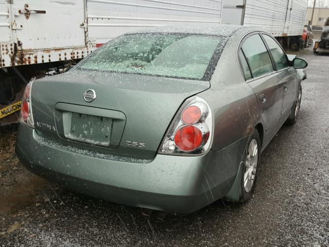 1N4AL11D95N922558 - 2005 NISSAN ALTIMA S GREEN photo 4