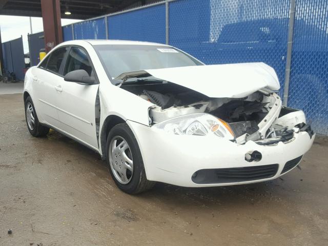 1G2ZG558X64260510 - 2006 PONTIAC G6 SE1 WHITE photo 1