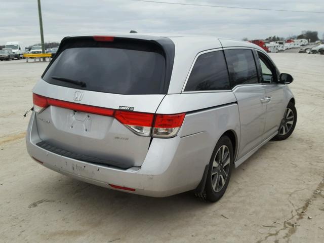 5FNRL5H95FB006739 - 2015 HONDA ODYSSEY TO SILVER photo 4