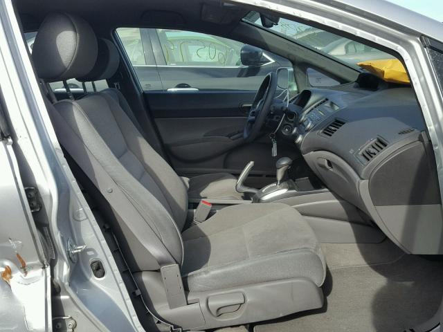 1HGFA16517L008733 - 2007 HONDA CIVIC LX SILVER photo 5