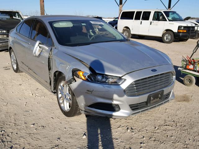 3FA6P0H74DR112786 - 2013 FORD FUSION SE SILVER photo 1