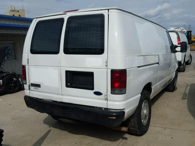 1FTNE24W78DA53851 - 2008 FORD ECONOLINE WHITE photo 4