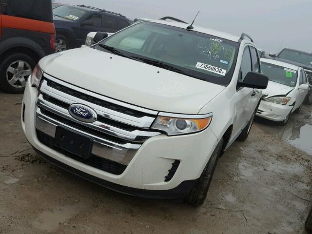 2FMDK3GC0BBA19416 - 2011 FORD EDGE SE WHITE photo 2