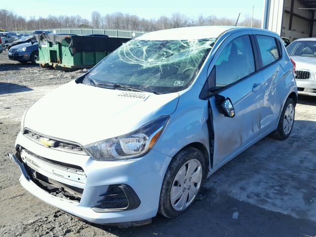 KL8CB6SA2GC640129 - 2016 CHEVROLET SPARK LS BLUE photo 2