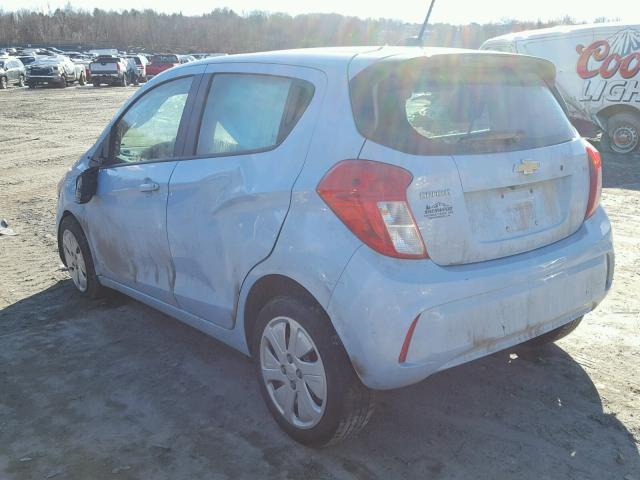 KL8CB6SA2GC640129 - 2016 CHEVROLET SPARK LS BLUE photo 3