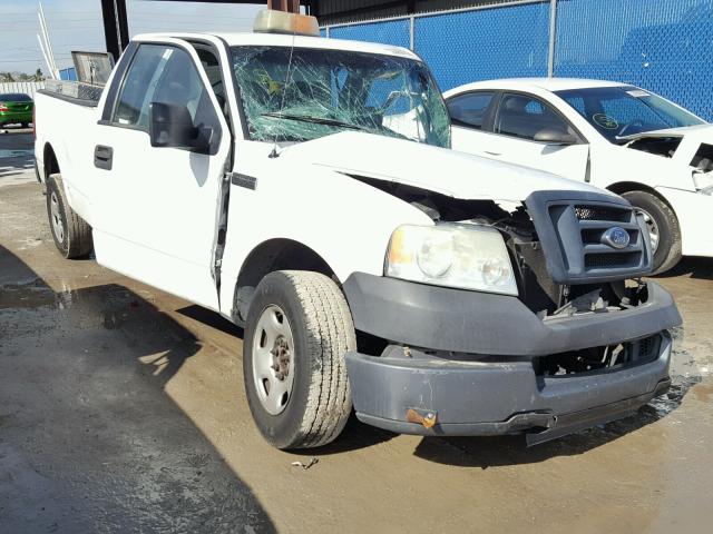 1FTVX12505NB22836 - 2005 FORD F150 WHITE photo 1