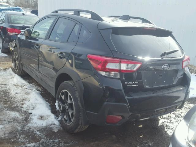 JF2GTACC7JH257355 - 2018 SUBARU CROSSTREK BLACK photo 3