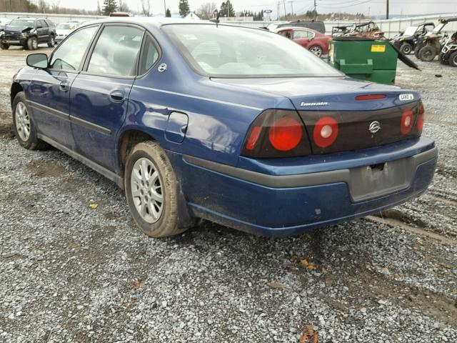 2G1WF55E559199868 - 2005 CHEVROLET IMPALA 蓝色 照片 3