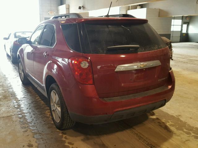 2GNALPEK5D1153165 - 2013 CHEVROLET EQUINOX LT RED photo 3