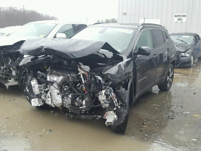 3C4NJDBBXHT639980 - 2017 JEEP COMPASS LA BLACK photo 2