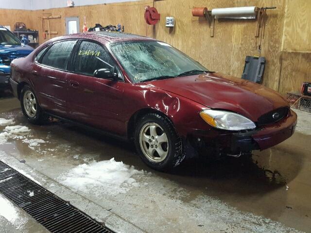 1FAFP55U64G191490 - 2004 FORD TAURUS SES MAROON photo 1