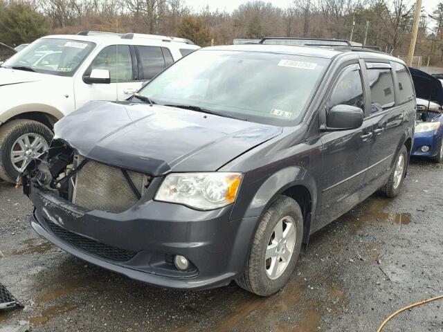 2D4RN3DG7BR625055 - 2011 DODGE GRAND CARA GRAY photo 2