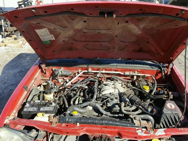 1N6ED26YX2C363164 - 2002 NISSAN FRONTIER K RED photo 7