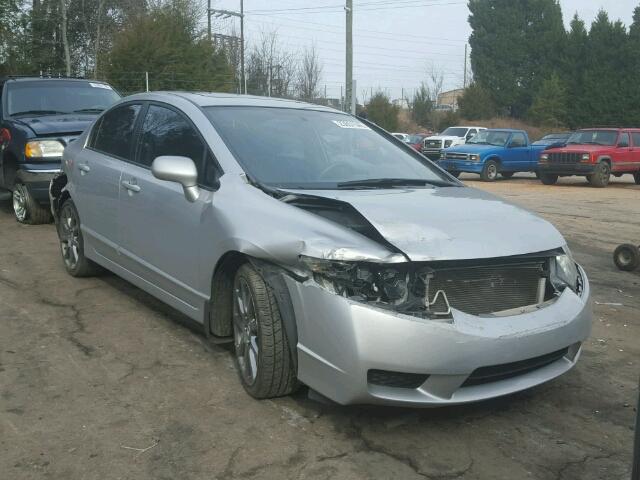 1HGFA16859L002544 - 2009 HONDA CIVIC EX SILVER photo 1