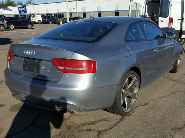 WAU3VAFR8BA061732 - 2011 AUDI S5 PRESTIG GRAY photo 4