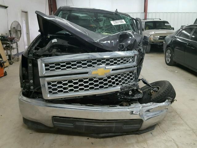 3GCPCREH8EG314345 - 2014 CHEVROLET SILVERADO BLACK photo 7