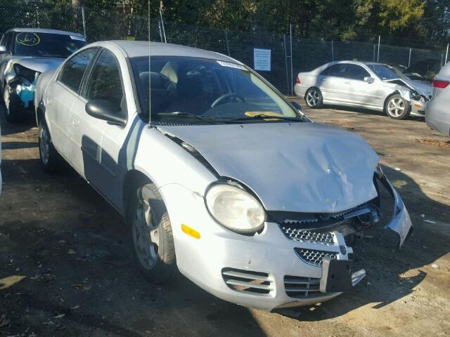 1B3ES56C85D226478 - 2005 DODGE NEON SXT GRAY photo 1