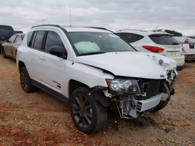 1C4NJDBB3GD730920 - 2016 JEEP COMPASS SP WHITE photo 1