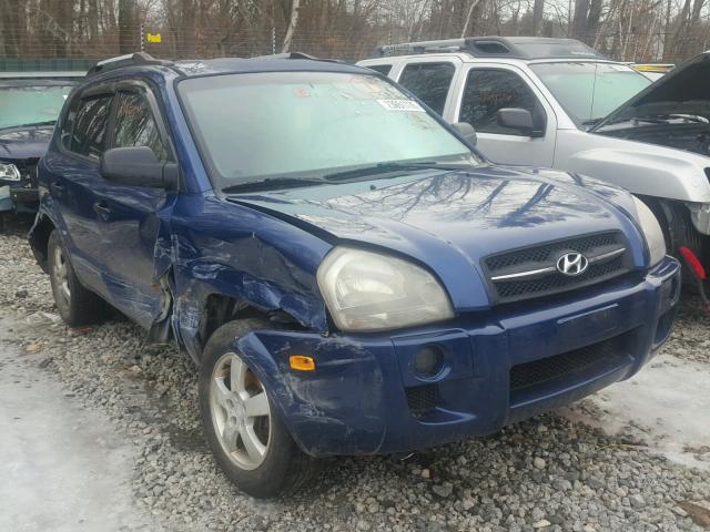 KM8JM12B67U535524 - 2007 HYUNDAI TUCSON GLS BLUE photo 1