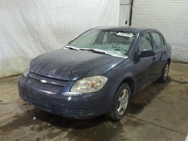 1G1AK58FX87212047 - 2008 CHEVROLET COBALT LS BLUE photo 2