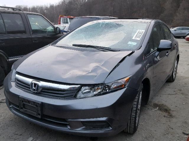 2HGFB2F84CH309470 - 2012 HONDA CIVIC EX CHARCOAL photo 2