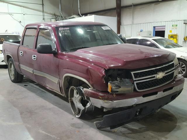 2GCEC13VX61331000 - 2006 CHEVROLET SILVERADO RED photo 1