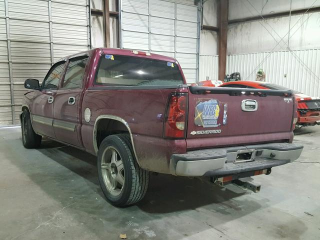 2GCEC13VX61331000 - 2006 CHEVROLET SILVERADO RED photo 3