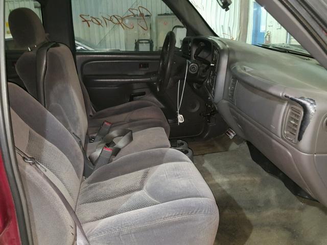 2GCEC13VX61331000 - 2006 CHEVROLET SILVERADO RED photo 5