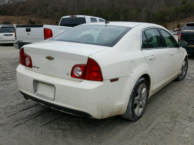 1G1ZH57B38F232534 - 2008 CHEVROLET MALIBU 1LT WHITE photo 4