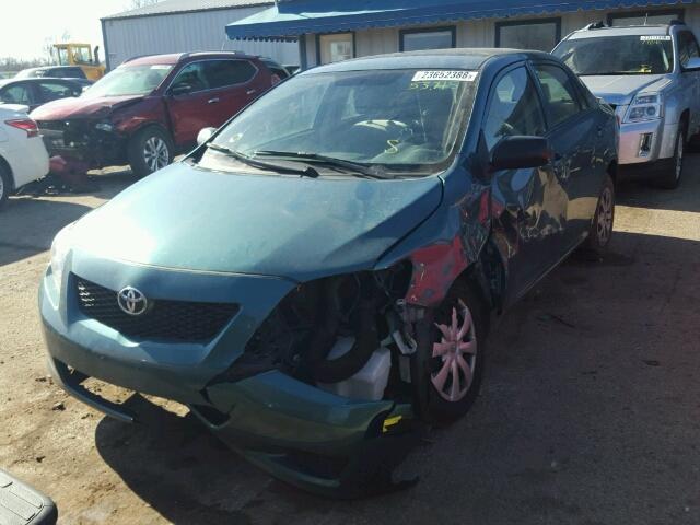 JTDBL40E099069900 - 2009 TOYOTA COROLLA BA GREEN photo 2