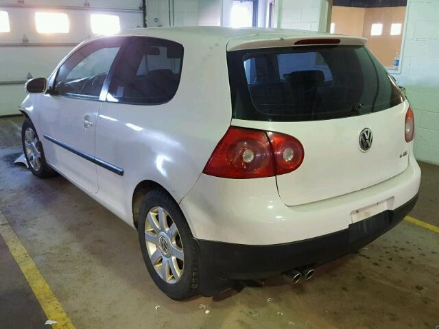 WVWBR71K57W094200 - 2007 VOLKSWAGEN RABBIT WHITE photo 3