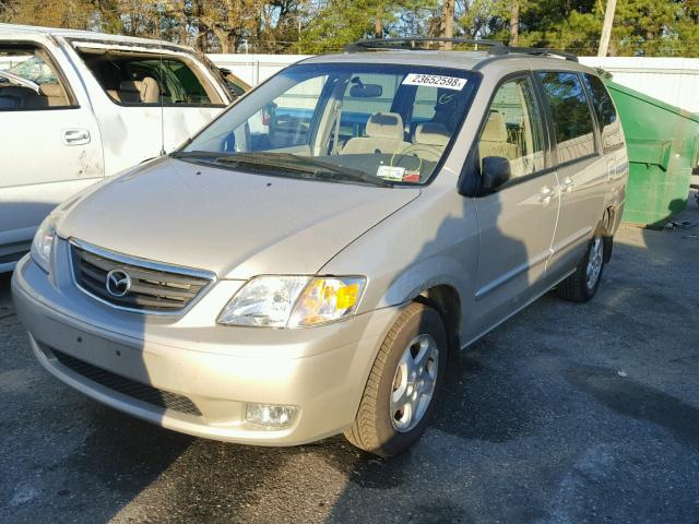 JM3LW28Y110206082 - 2001 MAZDA MPV WAGON TAN photo 2