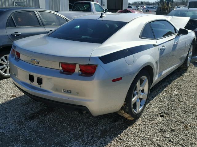 2G1FC1EV7A9159769 - 2010 CHEVROLET CAMARO LT SILVER photo 4