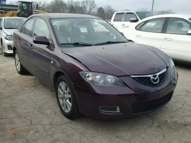 JM1BK32F381850460 - 2008 MAZDA 3 I PURPLE photo 1