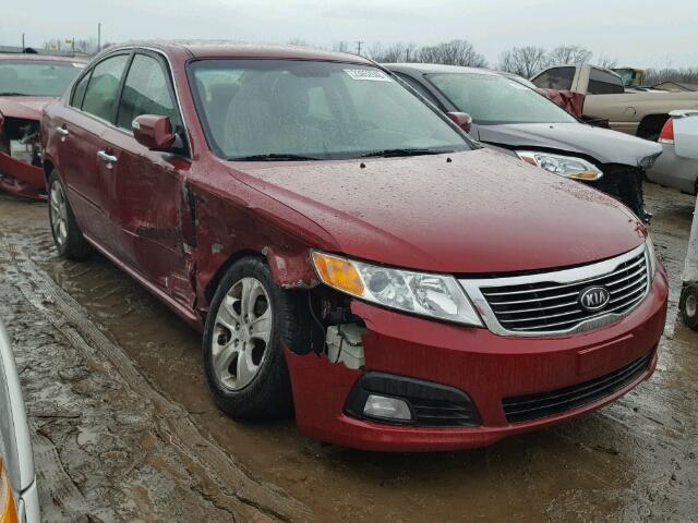 KNAGE224X95338997 - 2009 KIA OPTIMA LX RED photo 1