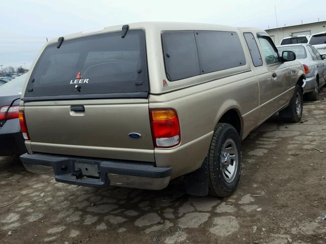 1FTYR14V5XPA62743 - 1999 FORD RANGER SUP GOLD photo 4