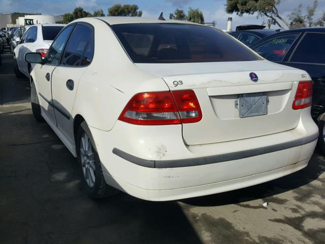 YS3FD49YX31040270 - 2003 SAAB 9-3 ARC WHITE photo 3