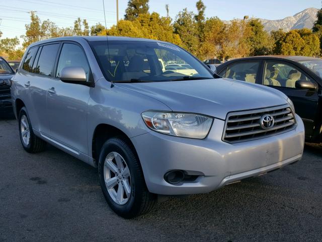 JTEDS41A482032519 - 2008 TOYOTA HIGHLANDER SILVER photo 1