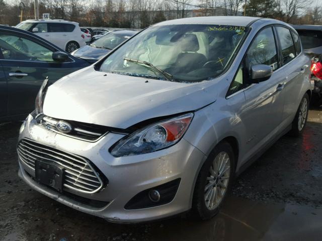 1FADP5BU7DL524637 - 2013 FORD C-MAX SEL SILVER photo 2