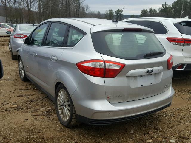 1FADP5BU7DL524637 - 2013 FORD C-MAX SEL SILVER photo 3