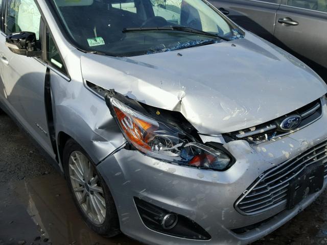 1FADP5BU7DL524637 - 2013 FORD C-MAX SEL SILVER photo 9