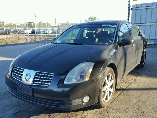 1N4BA41EX4C855497 - 2004 NISSAN MAXIMA SE BLACK photo 2