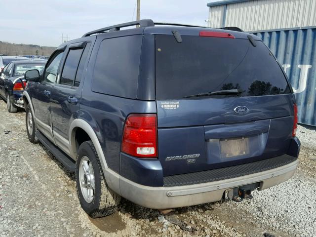 1FMDU63E32UA04874 - 2002 FORD EXPLORER X BLUE photo 3